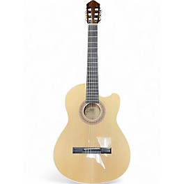 Used Lucero LC100CE Natural Classical Acoustic Electric Guitar