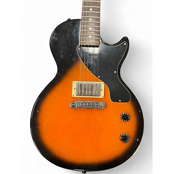 Used Epiphone Les Paul Junior Single Cut 2 Color Sunburst Solid Body Electric Guitar
