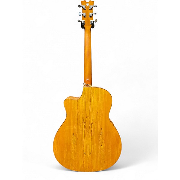 Used Dean AXS Exotic Gloss Spalt Maple Acoustic Electric Guitar