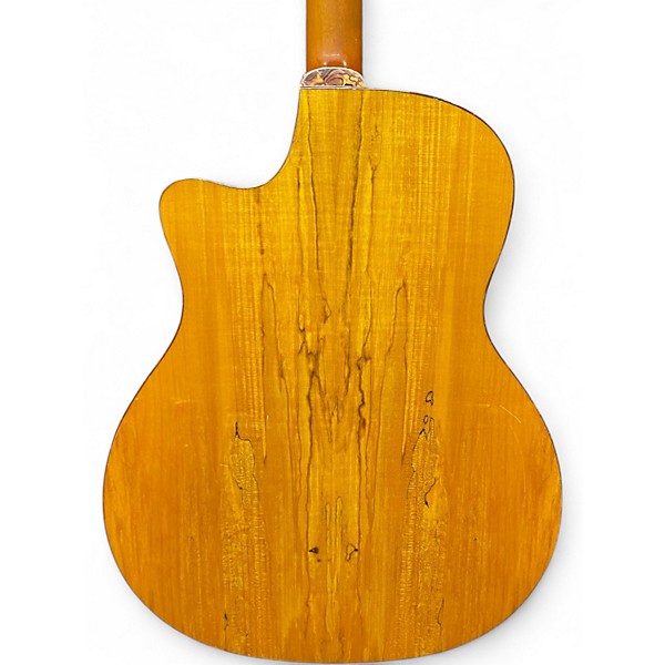 Used Dean AXS Exotic Gloss Spalt Maple Acoustic Electric Guitar