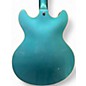 Used D'Angelico Premier DC Mini Lake Placid Blue Hollow Body Electric Guitar