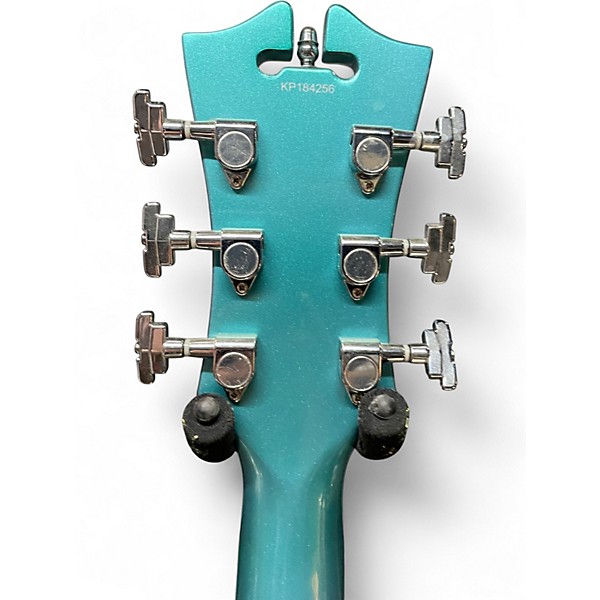 Used D'Angelico Premier DC Mini Lake Placid Blue Hollow Body Electric Guitar