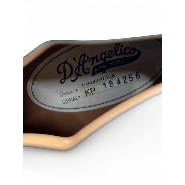 Used D'Angelico Premier DC Mini Lake Placid Blue Hollow Body Electric Guitar