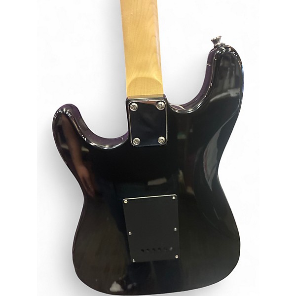 Used Indio STRATLIKE Black Solid Body Electric Guitar