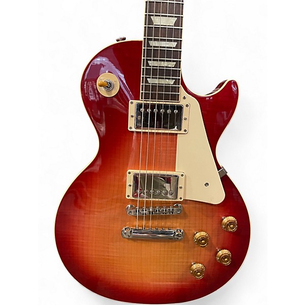 Used Gibson Les Paul Standard '50s Figured Top Heritage Cherry Sunburst Solid Body Electric Guitar