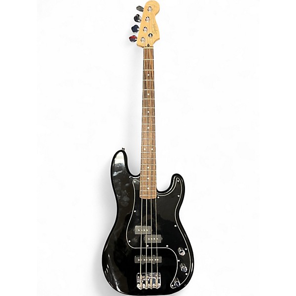 Used Squier Affinity Precision Bass Black Electric Bass Guitar