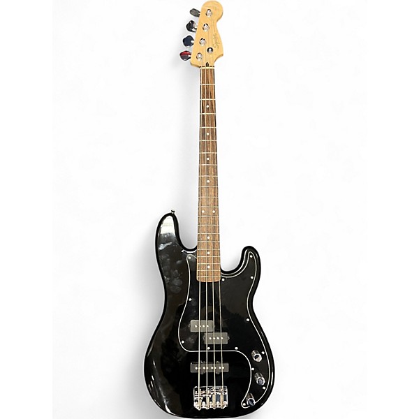 Used Squier Affinity Precision Bass Black Electric Bass Guitar