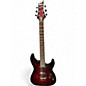 Used Schecter Guitar Research Demon 6 Crimson Red Burst Solid Body Electric Guitar thumbnail