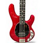 Used Ernie Ball Music Man Stingray Special 4 H Ebony Fingerboard Ghost Pepper Red Electric Bass Guitar