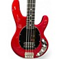 Used Ernie Ball Music Man Stingray Special 4 H Ebony Fingerboard Ghost Pepper Red Electric Bass Guitar