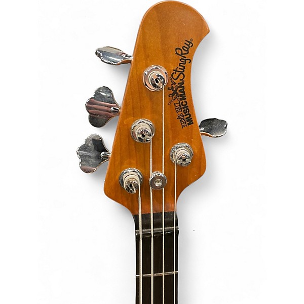 Used Ernie Ball Music Man Stingray Special 4 H Ebony Fingerboard Ghost Pepper Red Electric Bass Guitar