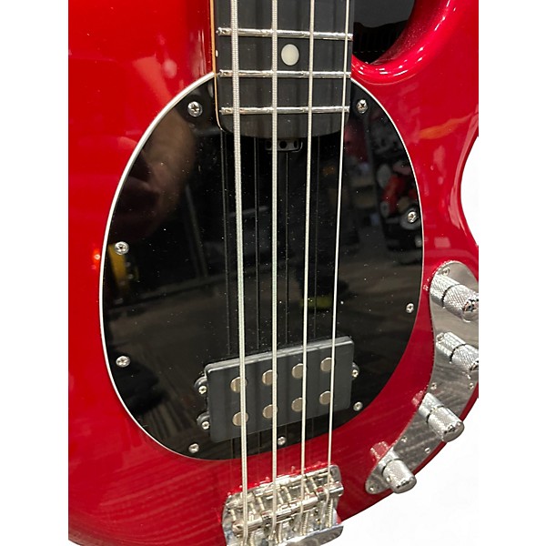 Used Ernie Ball Music Man Stingray Special 4 H Ebony Fingerboard Ghost Pepper Red Electric Bass Guitar