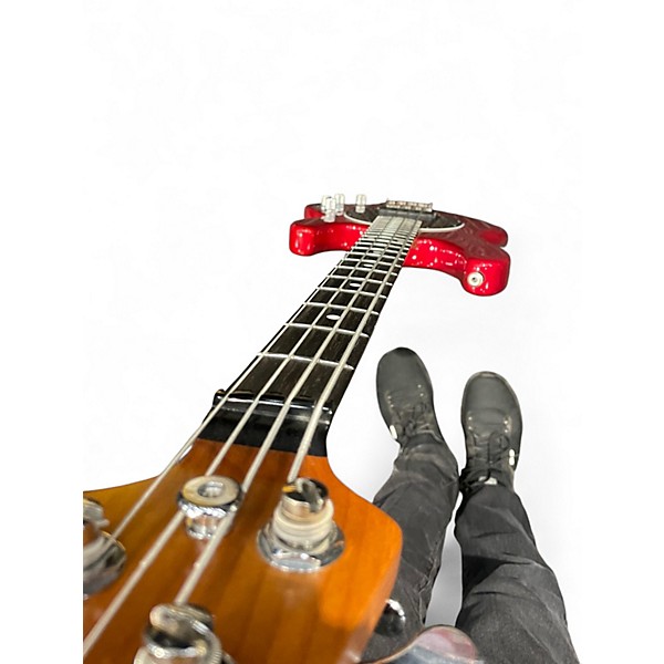 Used Ernie Ball Music Man Stingray Special 4 H Ebony Fingerboard Ghost Pepper Red Electric Bass Guitar