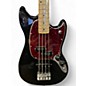Used Fender Mustang Bass Black Electric Bass Guitar