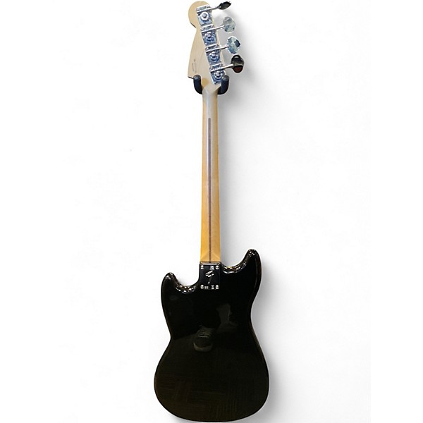Used Fender Mustang Bass Black Electric Bass Guitar