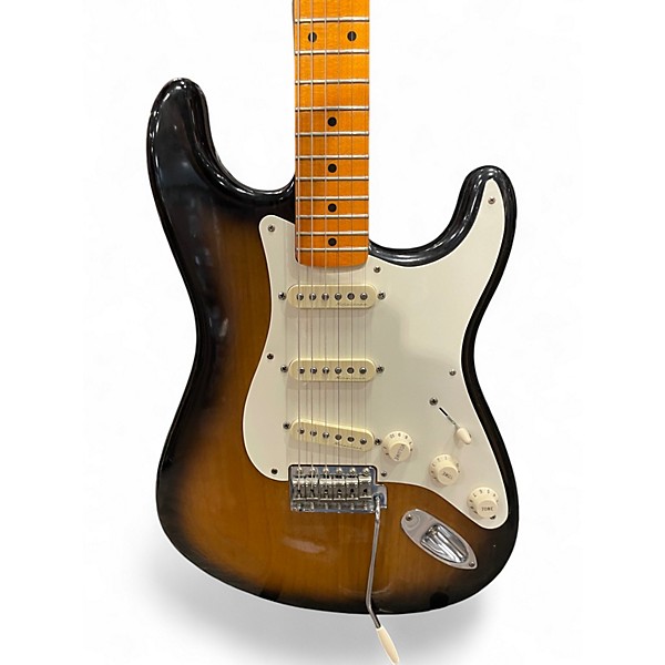 Used Fender Artist Series Eric Johnson Stratocaster 2 Color Sunburst Solid Body Electric Guitar