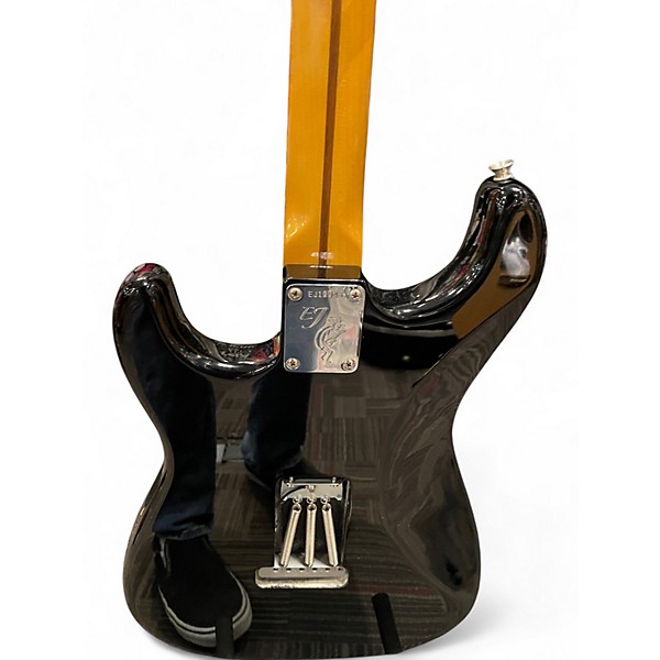 Used Fender Artist Series Eric Johnson Stratocaster Black Solid Body Electric Guitar