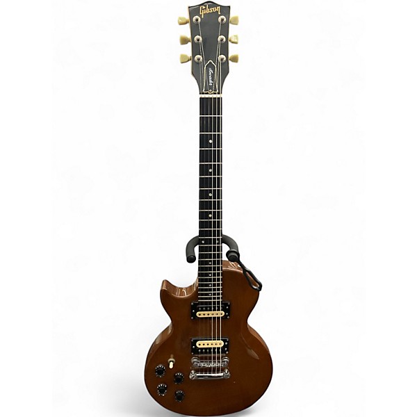 Vintage 1984 Gibson Invader Brown Solid Body Electric Guitar