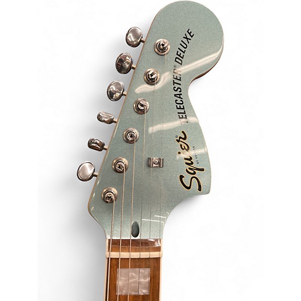 Used 2025 Squier Paranormal Trouble Maker Telecaster Ice Blue Metallic Solid Body Electric Guitar