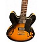 Used Epiphone Dot Deluxe Flametop 2 Color Sunburst Hollow Body Electric Guitar