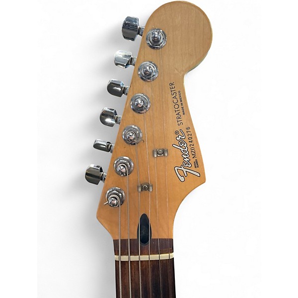 Used 2002 Fender Mexican Standard Stratocaster 3 Color Sunburst Solid Body Electric Guitar