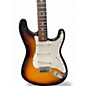 Used 2002 Fender Mexican Standard Stratocaster 3 Color Sunburst Solid Body Electric Guitar