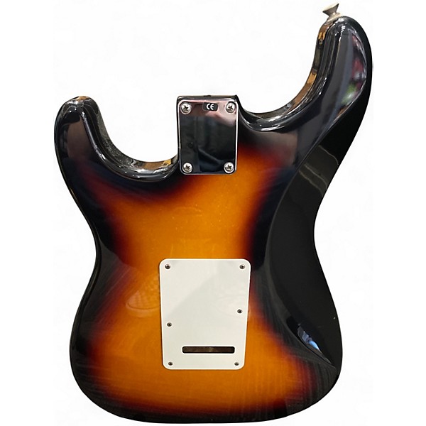 Used 2002 Fender Mexican Standard Stratocaster 3 Color Sunburst Solid Body Electric Guitar