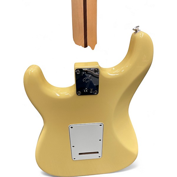 Used Fender Player Stratocaster YELLOW Solid Body Electric Guitar