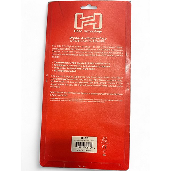 Used Hosa CDL313 Signal Processor