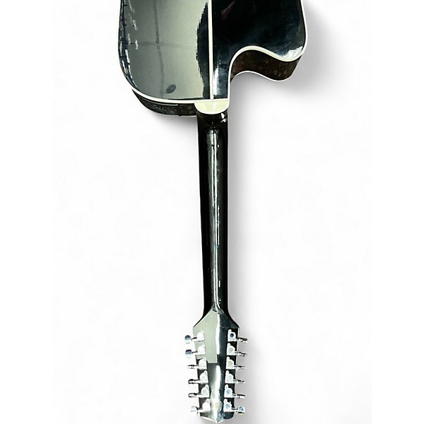 Used Takamine GC38CE-12 Black 12 String Acoustic Electric Guitar