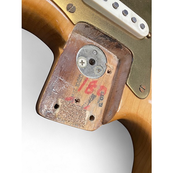 Vintage 1973 Fender STRATOCASTER Natural Solid Body Electric Guitar