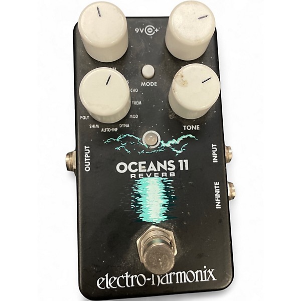 Used Electro-Harmonix Oceans 11  Reverb Effect Pedal