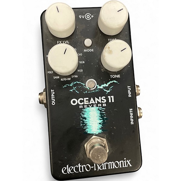 Used Electro-Harmonix Oceans 11  Reverb Effect Pedal