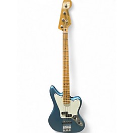 Used Fender Jaguar Bass Blue Electric Bass Guitar