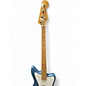 Used Fender Jaguar Bass Blue Electric Bass Guitar