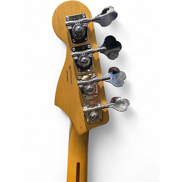 Used Fender Jaguar Bass Blue Electric Bass Guitar