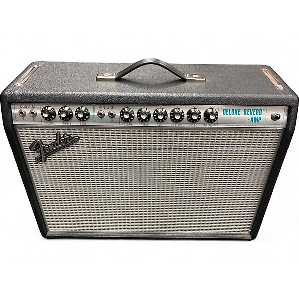 Used Fender 1968 Custom Deluxe Reverb 22W 1x12 Tube Guitar Combo Amp