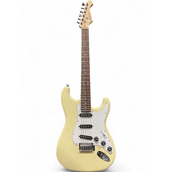 Used Aria Pro II STG-Series Classic White Solid Body Electric Guitar