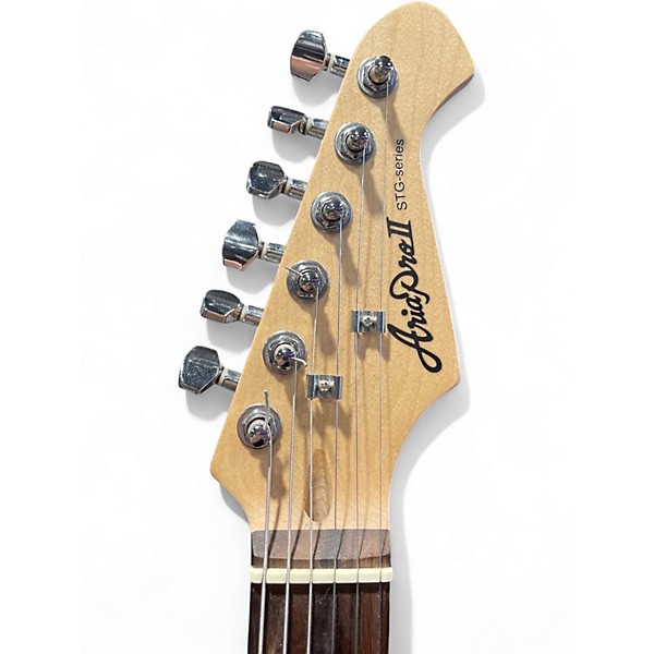 Used Aria Pro II STG-Series Classic White Solid Body Electric Guitar