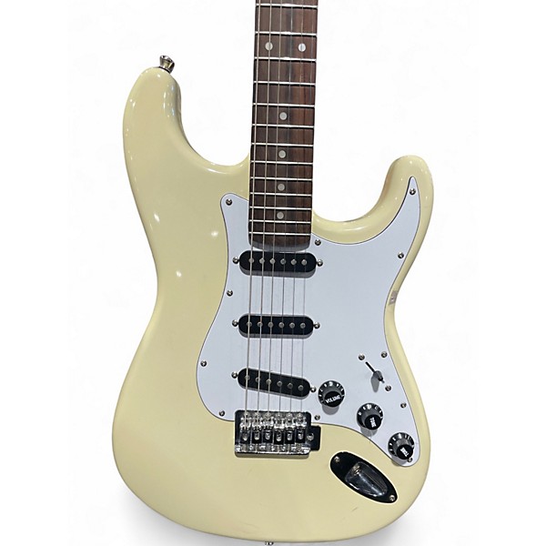 Used Aria Pro II STG-Series Classic White Solid Body Electric Guitar