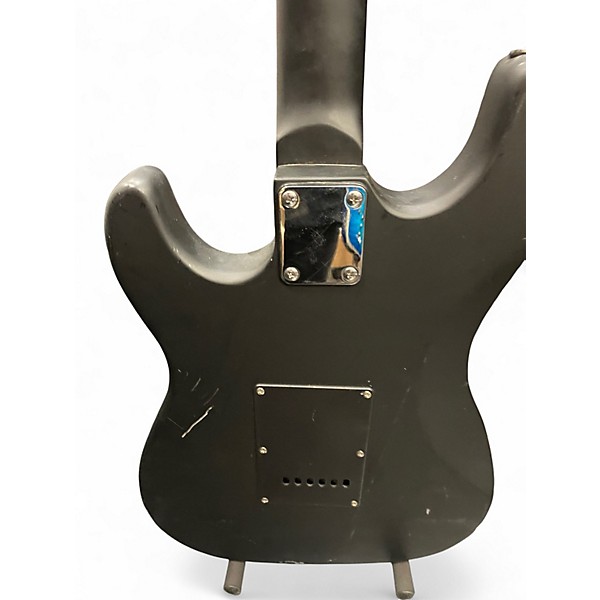 Used HardLuck Kings Bombshell Satin Black Solid Body Electric Guitar