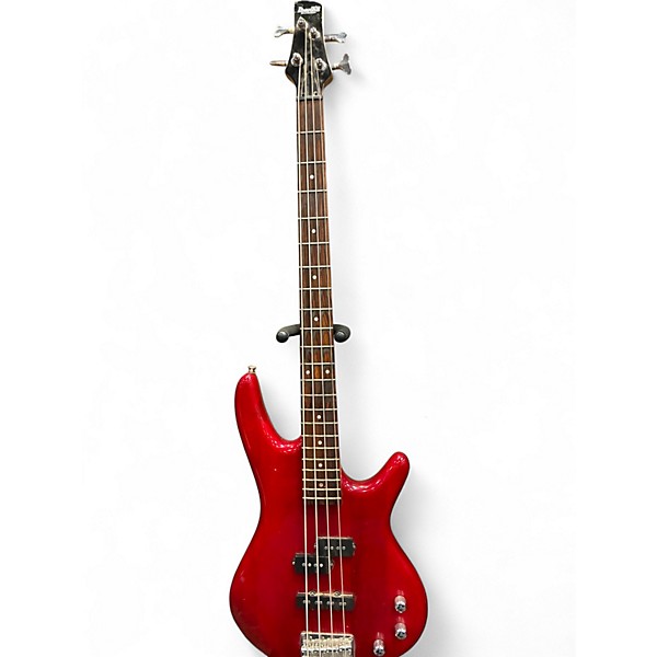 Used Ibanez GSR200 Candy Apple Red Electric Bass Guitar