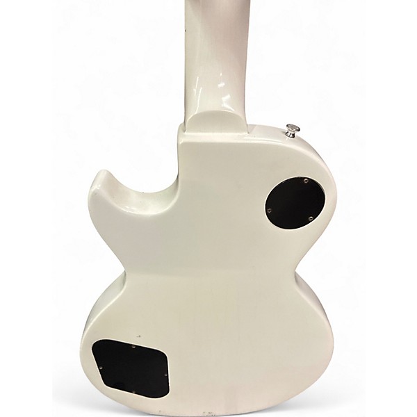 Vintage 1950s Gibson Les Paul Special White Refinish Solid Body Electric Guitar