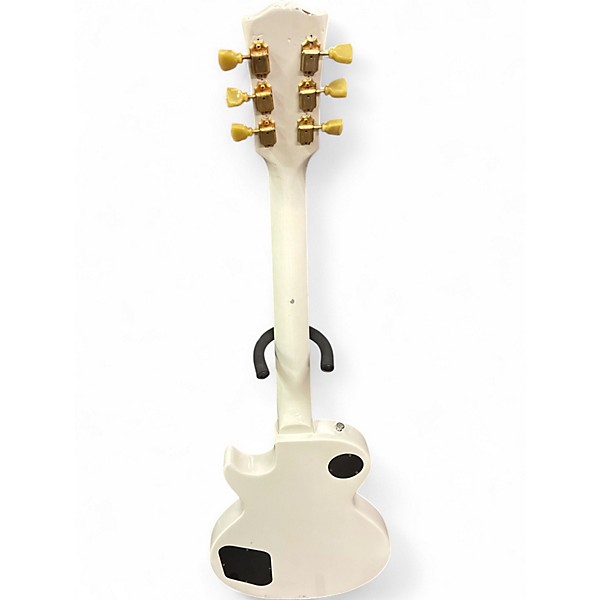 Vintage 1950s Gibson Les Paul Special White Refinish Solid Body Electric Guitar