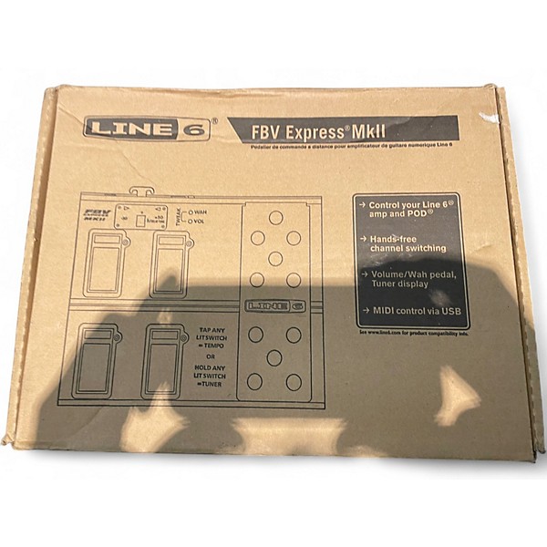 Used Line 6 FBV Express MKII 4 Button Footswitch