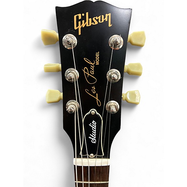 Used Gibson Les Paul Studio Worn Cherry Solid Body Electric Guitar