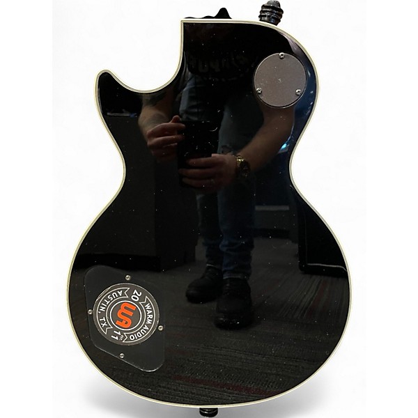 Used Epiphone Les Paul Custom Silver Burst Solid Body Electric Guitar