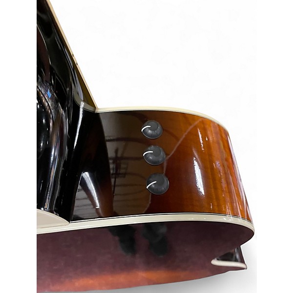 Used Taylor 614CE 2 Tone Sunburst Acoustic Electric Guitar