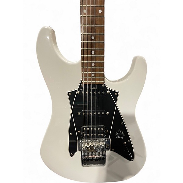 Used Floyd Rose Discovery Series OT White Solid Body Electric Guitar