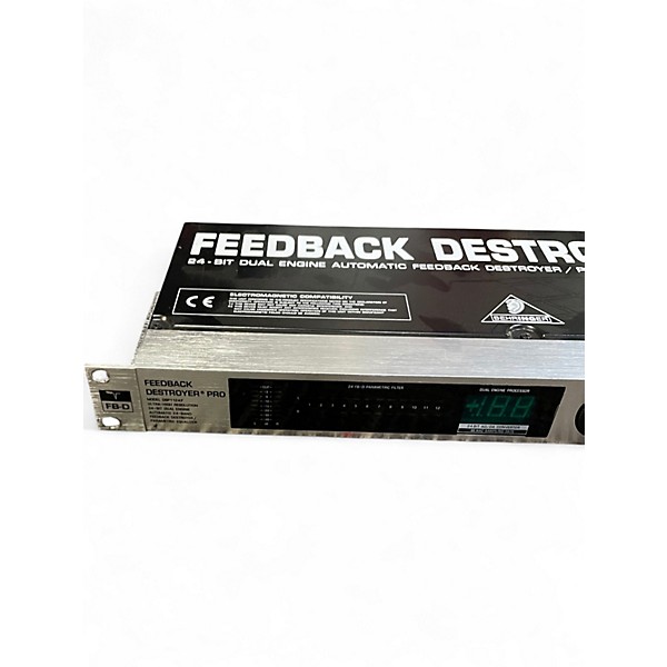 Used Behringer Feedback Destroyer Pro FBQ2496 Feedback Suppressor